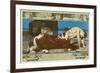 Centaur Dies Struck by a Hunter's Arrow-H. Anetsberger-Framed Art Print