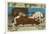 Centaur Dies Struck by a Hunter's Arrow-H. Anetsberger-Framed Art Print