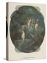 Centaur, Nymphs and Cupid, 1923-Franz Von Bayros-Stretched Canvas