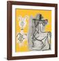 Centaur with Trident-Pablo Picasso-Framed Art Print