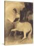 Centaure Lisant-Odilon Redon-Stretched Canvas