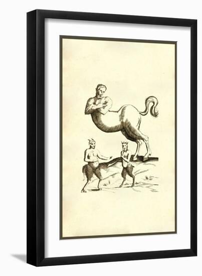 Centaurs & Satyrs-Ulisse Aldrovandi-Framed Art Print