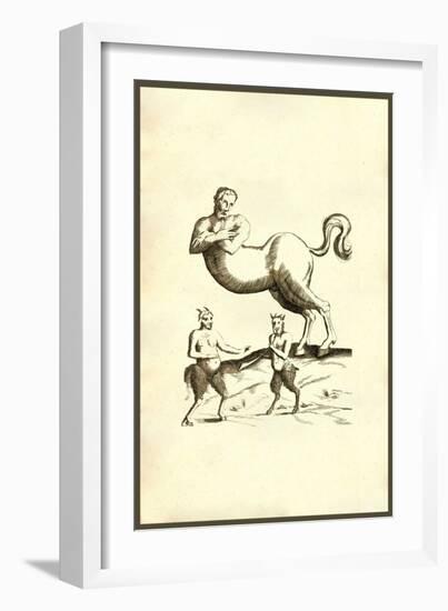 Centaurs & Satyrs-Ulisse Aldrovandi-Framed Art Print