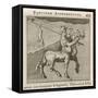 Centaurus Star Figure-Gaius Julius Hyginus-Framed Stretched Canvas