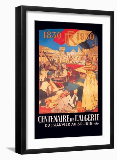 Centenaire de l'Algerie: 1830-1930-Leon Cavvy-Framed Art Print