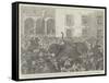 Centenary Birthday Festival of King Ludwig I at Munich, Disaster of Frightened Elephants-null-Framed Stretched Canvas