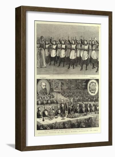 Centenary Festival of the Royal Masonic Institution for Girls-null-Framed Giclee Print