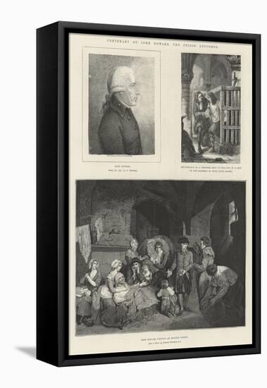 Centenary of John Howard, the Prison Reformer-null-Framed Stretched Canvas