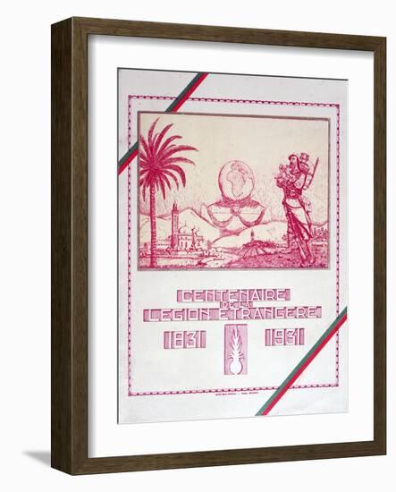 Centenary of the French Foreign Legion, 1931-Roidot-Framed Giclee Print