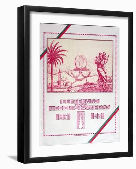 Centenary of the French Foreign Legion, 1931-Roidot-Framed Giclee Print