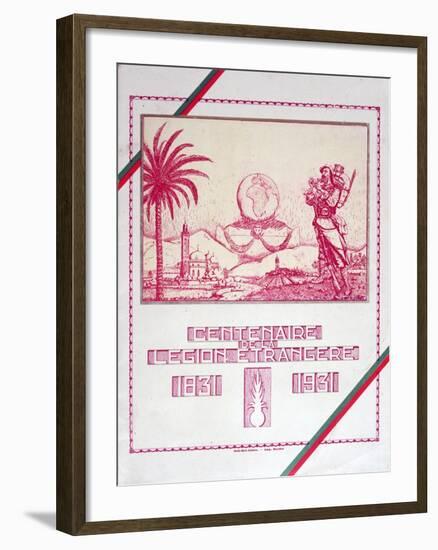 Centenary of the French Foreign Legion, 1931-Roidot-Framed Giclee Print