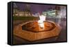 Centennial Flame Commemorating Canada's 100th Anniversary as a Confederation-Michael-Framed Stretched Canvas