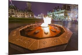 Centennial Flame Commemorating Canada's 100th Anniversary as a Confederation-Michael-Mounted Photographic Print