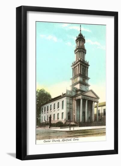 Center Church, Hartford, Connecticut-null-Framed Art Print