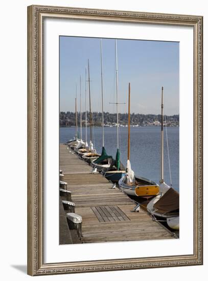 Center for Wooden Boats, Lake Union, Seattle, Washington, USA-Jamie & Judy Wild-Framed Photographic Print