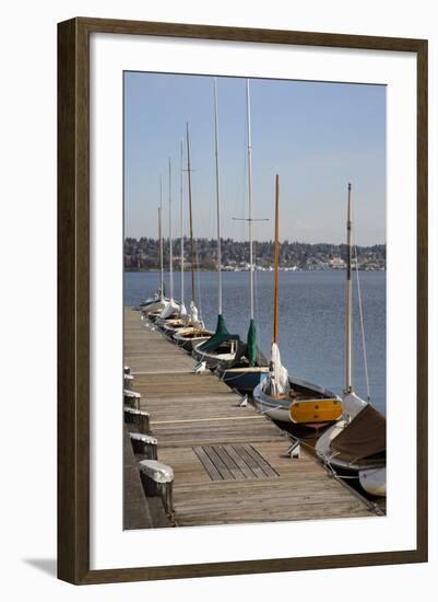 Center for Wooden Boats, Lake Union, Seattle, Washington, USA-Jamie & Judy Wild-Framed Photographic Print