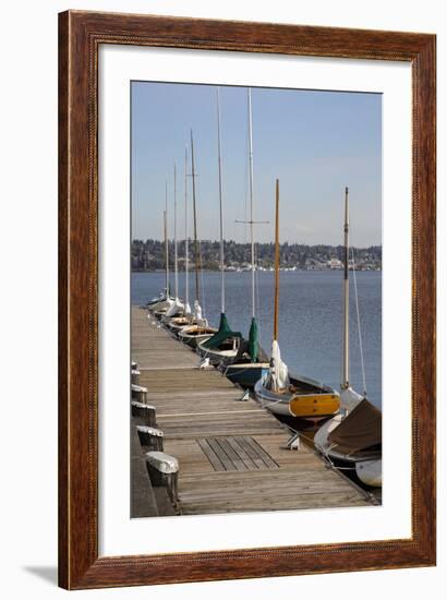 Center for Wooden Boats, Lake Union, Seattle, Washington, USA-Jamie & Judy Wild-Framed Photographic Print