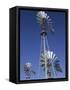 Center Historic Windmills, American Wind Power Center, Lubbock, Texas-Walter Bibikow-Framed Stretched Canvas