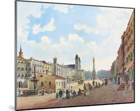 Center of Linz-Jakob Alt-Mounted Collectable Print