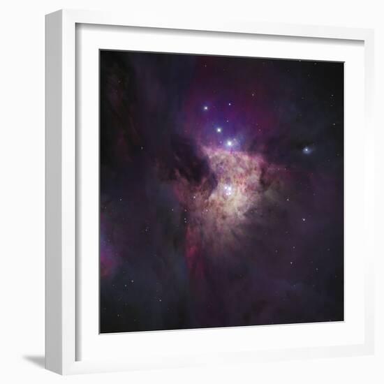 Center of the Orion Nebula (The Trapezium Cluster)-Stocktrek Images-Framed Photographic Print