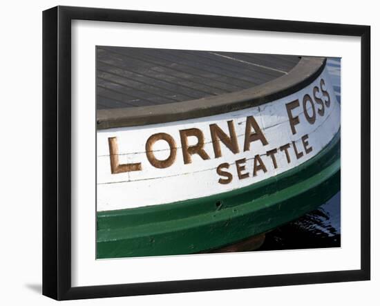 Center ror Wooden Boats on Lake Union, Seattle, Washington, USA-William Sutton-Framed Photographic Print