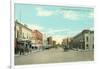 Center Street, Casper, Wyoming-null-Framed Art Print