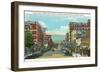 Center Street, Downtown Casper-null-Framed Premium Giclee Print