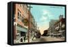Center Street, Marion-null-Framed Stretched Canvas