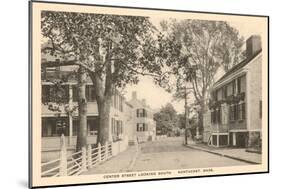 Center Street, Nantucket, Massachusetts-null-Mounted Art Print