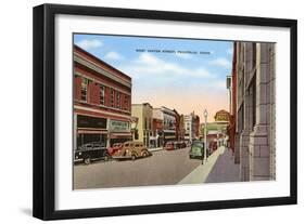 Center Street, Pocatello, Idaho-null-Framed Art Print