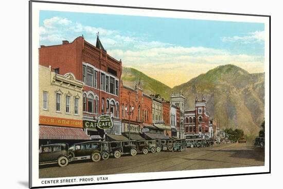 Center Street, Provo, Utah-null-Mounted Art Print