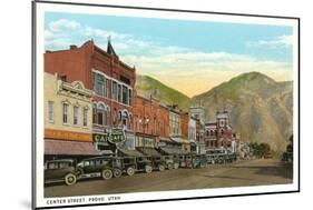 Center Street, Provo, Utah-null-Mounted Art Print