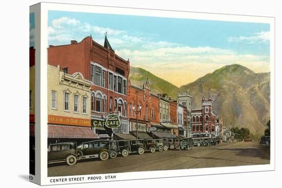 Center Street, Provo, Utah-null-Stretched Canvas