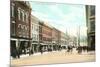 Center Street, Rutland, Vermont-null-Mounted Premium Giclee Print