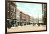 Center Street, Rutland, Vermont-null-Framed Art Print