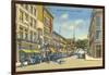 Center Street, Rutland-null-Framed Art Print