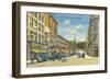 Center Street, Rutland-null-Framed Art Print