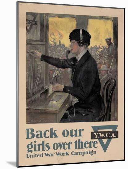 Center Warshaw Collection, Back Our Girls Over There-null-Mounted Art Print