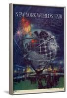 Center Warshaw Collection Centennial Expositions, New York World's Fair-null-Framed Art Print