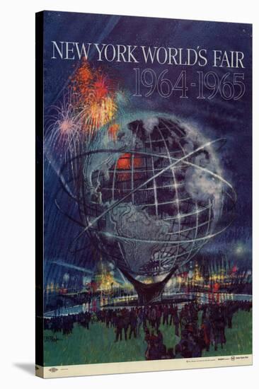 Center Warshaw Collection Centennial Expositions, New York World's Fair-null-Stretched Canvas