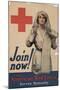 Center Warshaw Collection, Join now! The American Red Cross Serves Humanity-null-Mounted Art Print