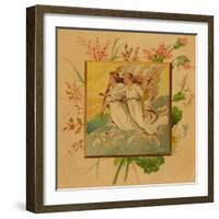 Center Warshaw Collection of Business Americana Series: Christmas Angels-null-Framed Art Print