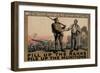 Center Warshaw Collection, Parliamentary Recruiting Committee Poster. FILL RANKS! PILE MUNITIONS.-null-Framed Art Print