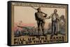 Center Warshaw Collection, Parliamentary Recruiting Committee Poster. FILL RANKS! PILE MUNITIONS.-null-Framed Stretched Canvas