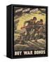 Center Warshaw Collection, Treasury Poster. ATTACK ATTACK ATTACK! BUY WAR BONDS.-null-Framed Stretched Canvas