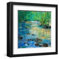 Centering-Angela Saxon-Framed Art Print