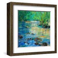 Centering-Angela Saxon-Framed Art Print