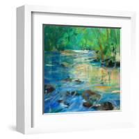 Centering-Angela Saxon-Framed Art Print