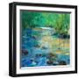 Centering-Angela Saxon-Framed Art Print