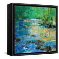 Centering-Angela Saxon-Framed Stretched Canvas